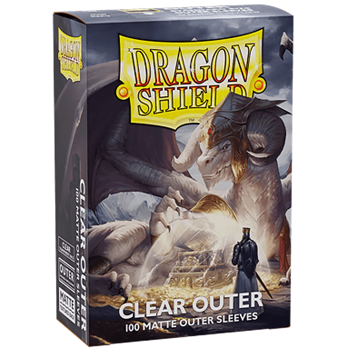 Dragon Shield Box Sleeves Matte Clear Outer (100x) | Lichcards