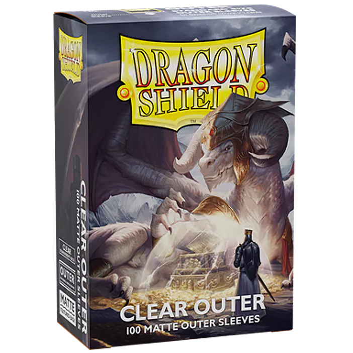 Dragon Shield Box Sleeves Matte Clear Outer (100x)