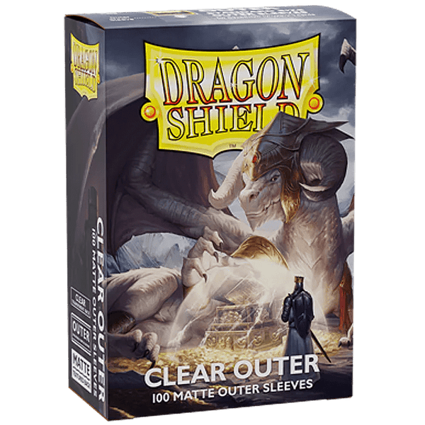 Dragon Shield Box Sleeves Matte Clear Outer (100x) | Lichcards