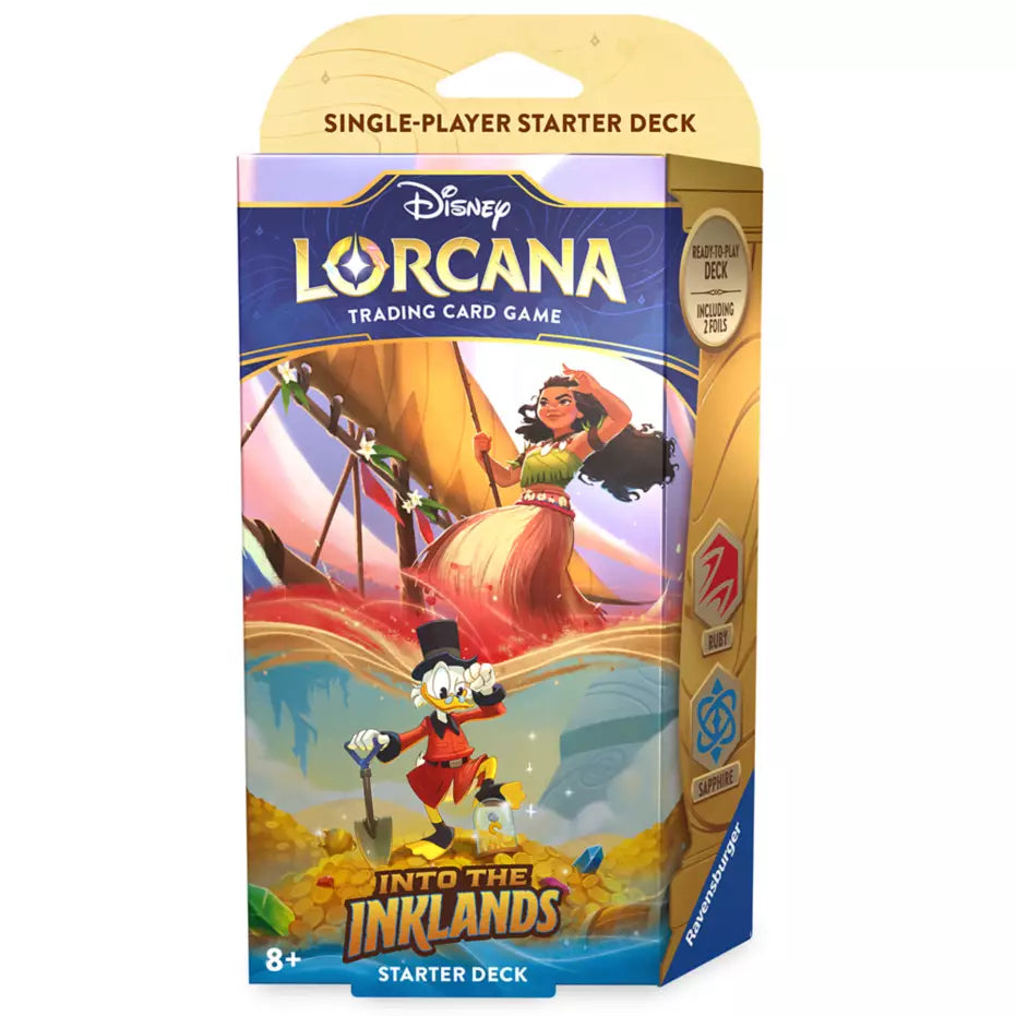 Disney Lorcana Into the Inklands starter deck Moana & Scrooge McDuck – verpakking