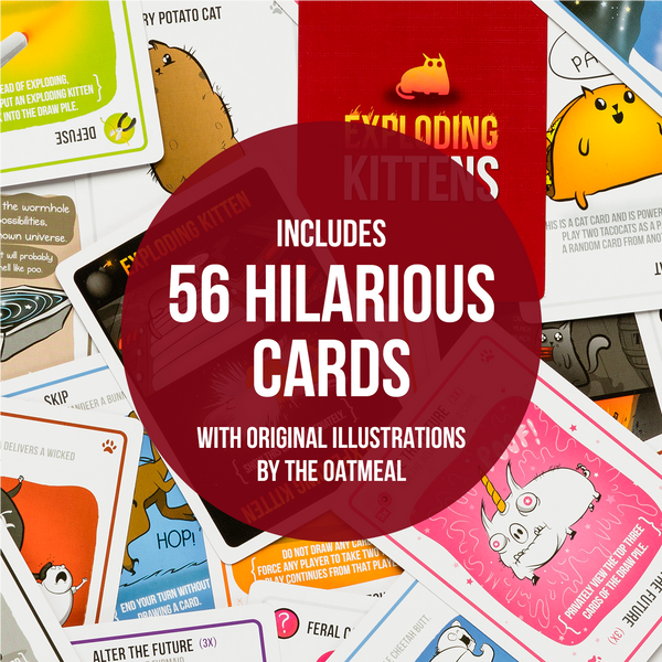 Exploding Kittens Original Edition contents