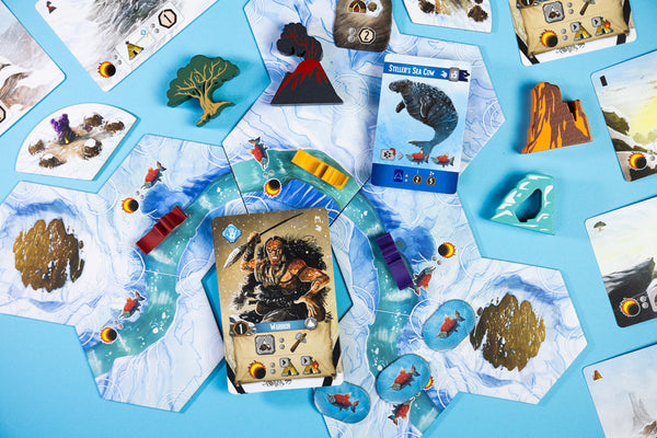 Endless Winter: Rivers & Rafts – officiële detailfoto van riviertegels, vlotten en kaarten