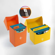 Gamegenic Flex Card Dividers multicolor met gevouwen tabs in voorbeelddeckboxes; deckboxes niet inbegrepen