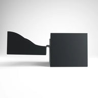 Zijaanzicht van Gamegenic Side Holder 100+ XL Black met Cobra Neck-deksel 180 graden geopend