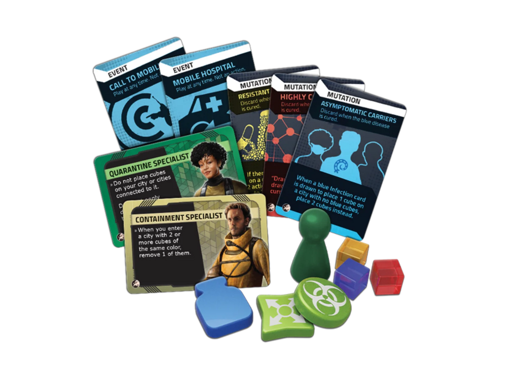Pandemic Hot Zone Europe game components detail