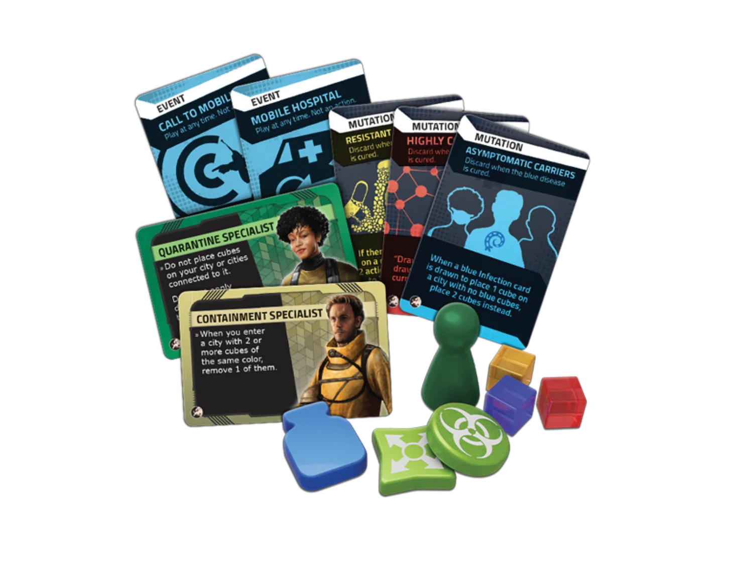 Pandemic Hot Zone Europe game components detail