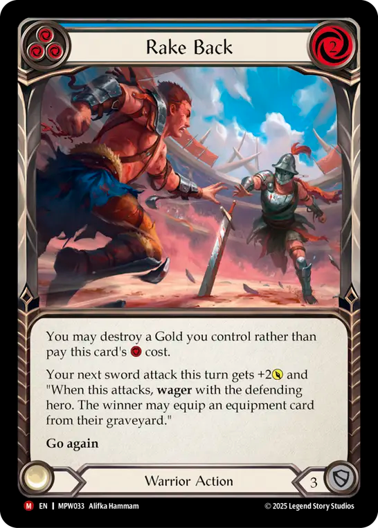 Rake Back (Regular) - Mastery Pack: Warrior (Majestic) [MPW-033] Image principale du produit