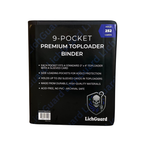 LichGuard Premium Toploader Binder – 9-Pocket Black