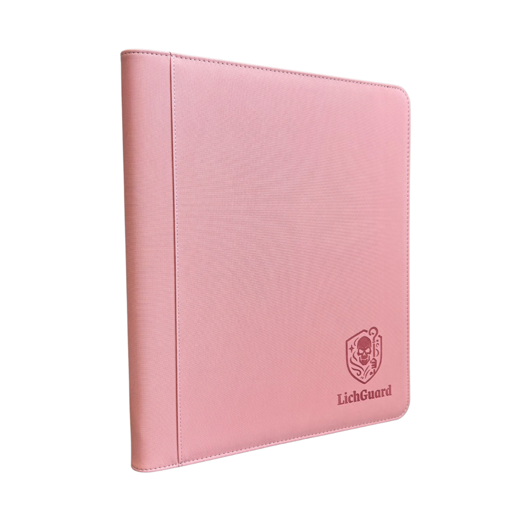 LichGuard Premium Toploader Binder – 9-Pocket Pink
