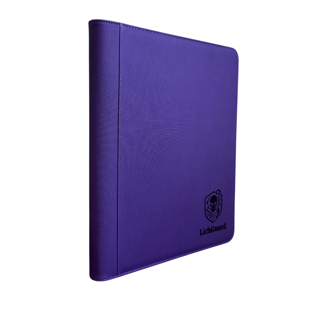 LichGuard Premium Toploader Binder – 9-Pocket Purple