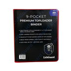 LichGuard Premium Toploader Binder – 9-Pocket Red