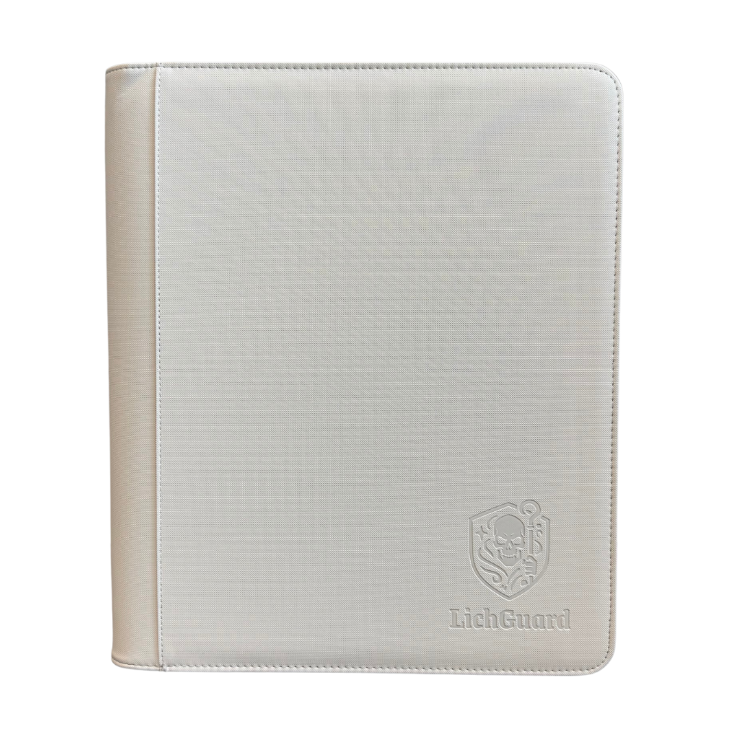 LichGuard Premium Toploader Binder – 9-Pocket White Immagine principale del prodotto