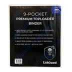 LichGuard Premium Toploader Binder – 9-Pocket White