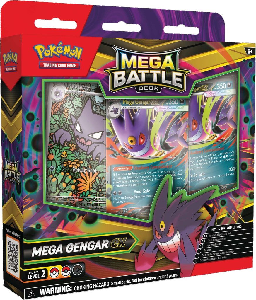 Mega Gengar ex Mega Battle Deck - Mega Evolution Products