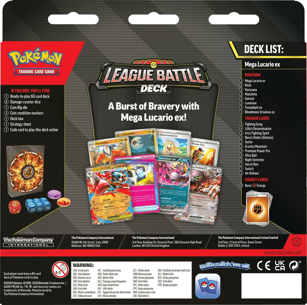 Mega Lucario ex  League Battle Deck