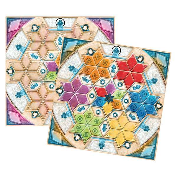 Azul Summer Pavilion Glazed Pavilion player-board overlays