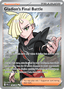 Pokémon-kaart Gladion's Final Battle 108/84 Ultra Rare uit de set Pitch Black