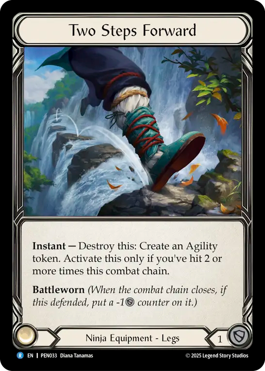 Two Steps Forward — Compendium Of Rathe (PEN-033) Flesh and Blood card Image principale du produit