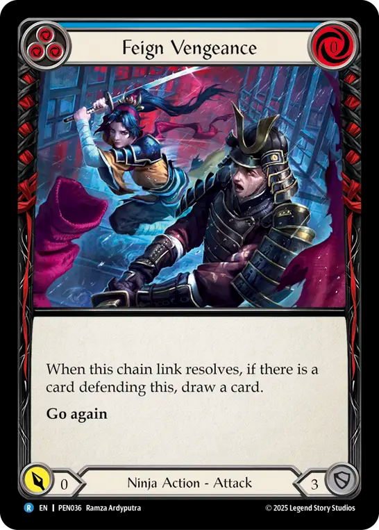 Feign Vengeance — Compendium Of Rathe (PEN-036) Flesh and Blood card Image principale du produit