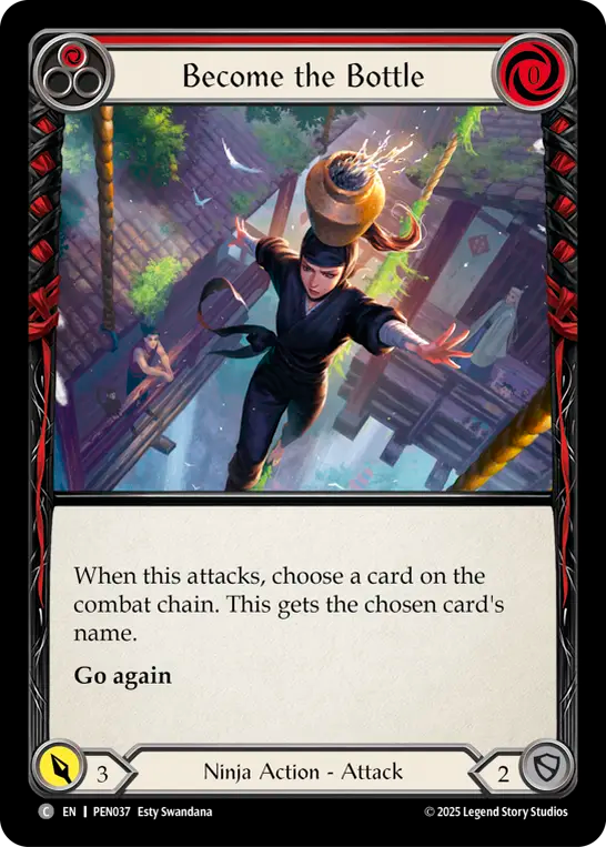Become the Bottle (Red) — Compendium Of Rathe (PEN-037) Flesh and Blood card