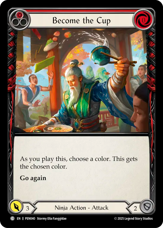 Become the Cup (Red) — Compendium Of Rathe (PEN-040) Flesh and Blood card