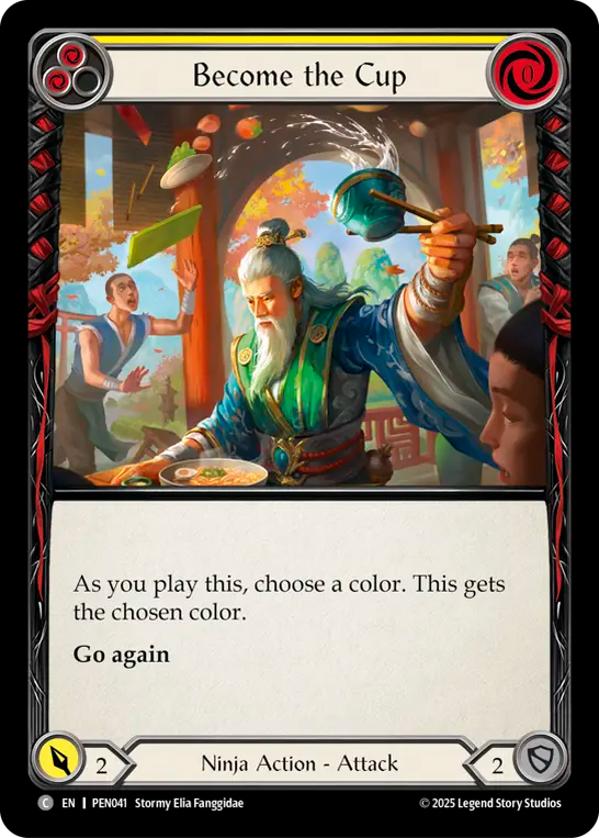 Become the Cup (Yellow) — Compendium Of Rathe (PEN-041) Flesh and Blood card Image principale du produit