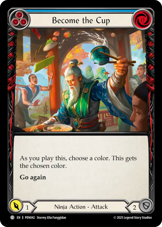 Become the Cup (Blue) — Compendium Of Rathe (PEN-042) Flesh and Blood card Image principale du produit