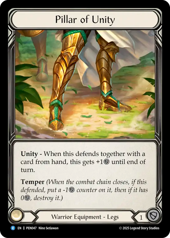 Pillar of Unity — Compendium Of Rathe (PEN-047) Flesh and Blood card