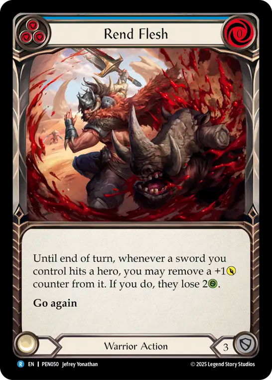 Rend Flesh — Compendium Of Rathe (PEN-050) Flesh and Blood card Image principale du produit