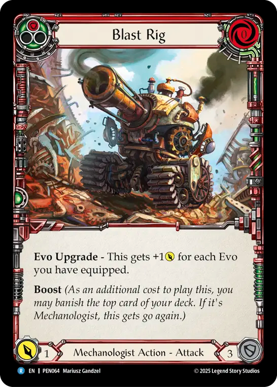 Blast Rig — Compendium Of Rathe (PEN-064) Flesh and Blood card Image principale du produit
