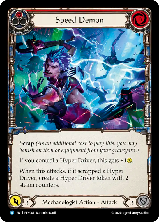 Speed Demon — Compendium Of Rathe (PEN-065) Flesh and Blood card Image principale du produit
