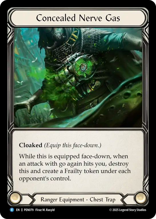 Concealed Nerve Gas — Compendium Of Rathe (PEN-079) Flesh and Blood card Image principale du produit