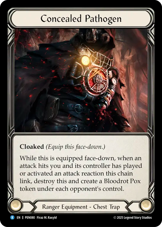 Concealed Pathogen — Compendium Of Rathe (PEN-080) Flesh and Blood card Image principale du produit