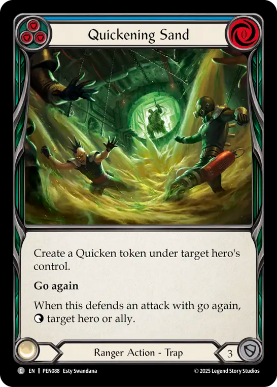 Quickening Sand — Compendium Of Rathe (PEN-088) Flesh and Blood card Image principale du produit