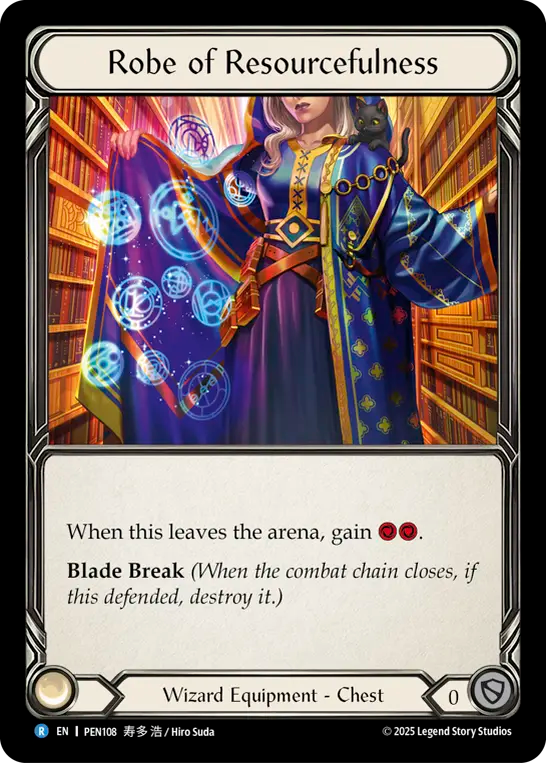 Robe of Resourcefulness — Compendium Of Rathe (PEN-108) Flesh and Blood card