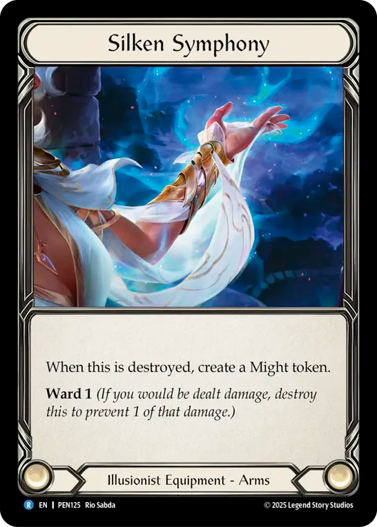 Silken Symphony — Compendium Of Rathe (PEN-125) Flesh and Blood card