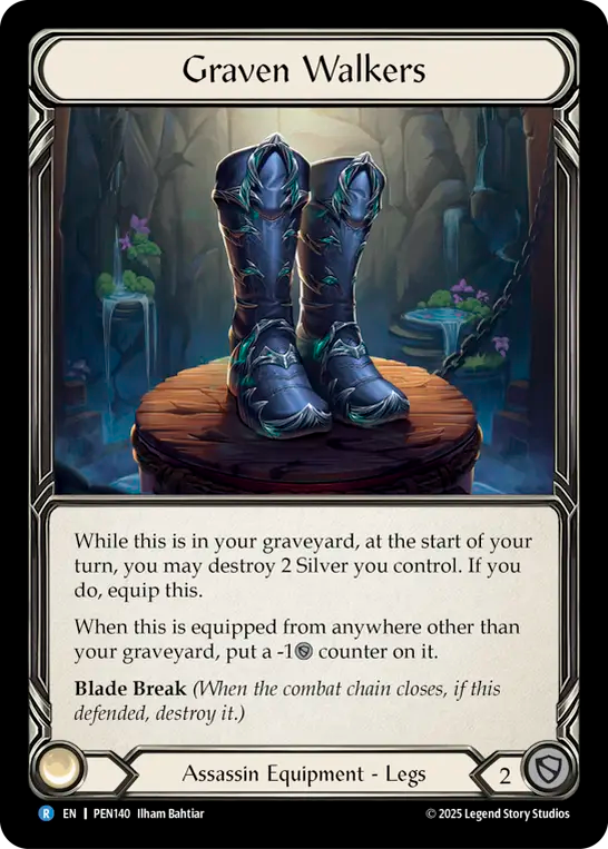 Graven Walkers — Compendium Of Rathe (PEN-140) Flesh and Blood card Image principale du produit