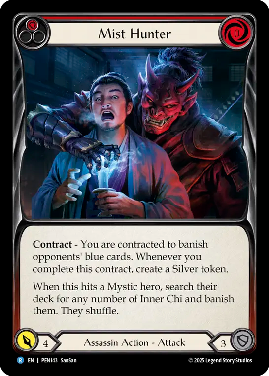 Mist Hunter — Compendium Of Rathe (PEN-143) Flesh and Blood card Image principale du produit