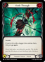 Knife Through (Yellow) — Compendium Of Rathe (PEN-148) Flesh and Blood card