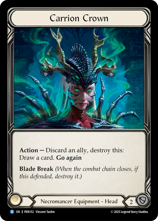 Carrion Crown — Compendium Of Rathe (PEN-152) Flesh and Blood card Image principale du produit