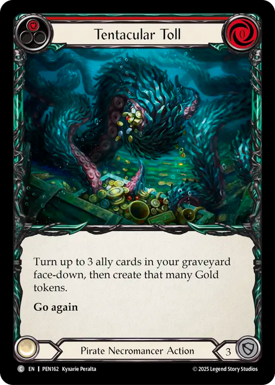 Tentacular Toll (Red) — Compendium Of Rathe (PEN-162) Flesh and Blood card Image principale du produit