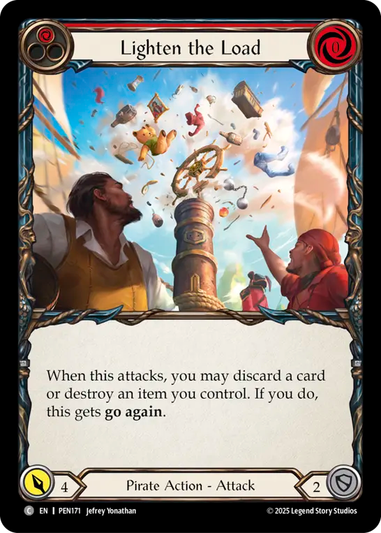 Lighten the Load (Red) — Compendium Of Rathe (PEN-171) Flesh and Blood card Image principale du produit