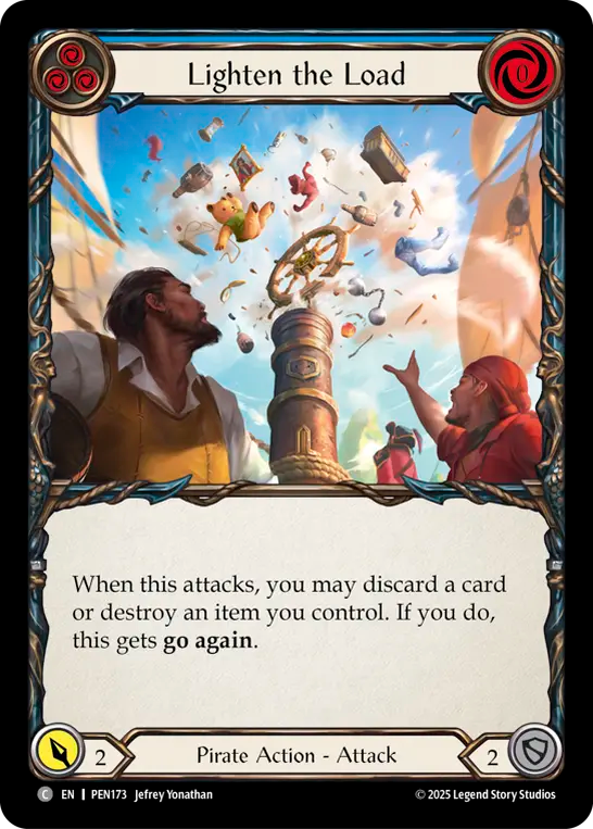 Lighten the Load (Blue) — Compendium Of Rathe (PEN-173) Flesh and Blood card Image principale du produit