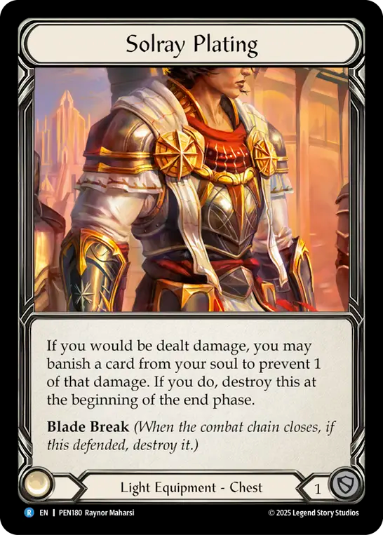 Solray Plating — Compendium Of Rathe (PEN-180) Flesh and Blood card Image principale du produit