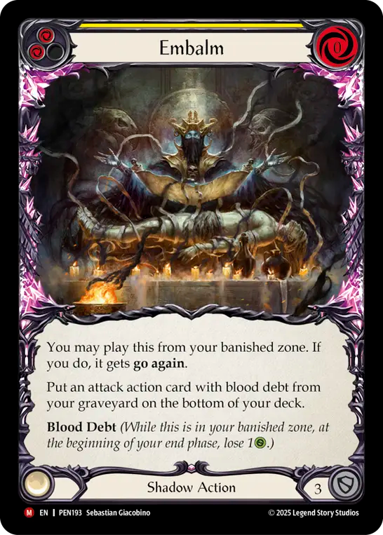 Embalm — Compendium Of Rathe (PEN-193) Flesh and Blood card