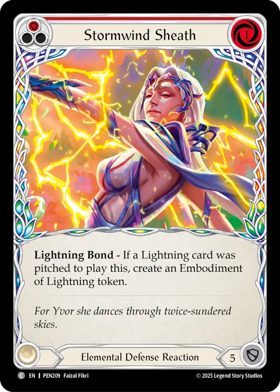 Stormwind Sheath — Compendium Of Rathe (PEN-209) Flesh and Blood card Image principale du produit