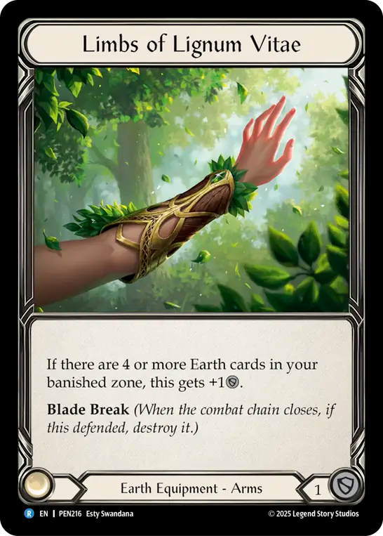 Limbs of Lignum Vitae — Compendium Of Rathe (PEN-216) Flesh and Blood card Image principale du produit