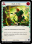 Oath of Oak (Blue) — Compendium Of Rathe (PEN-221) Flesh and Blood card