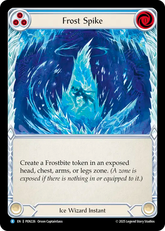 Frost Spike — Compendium Of Rathe (PEN-226) Flesh and Blood card
