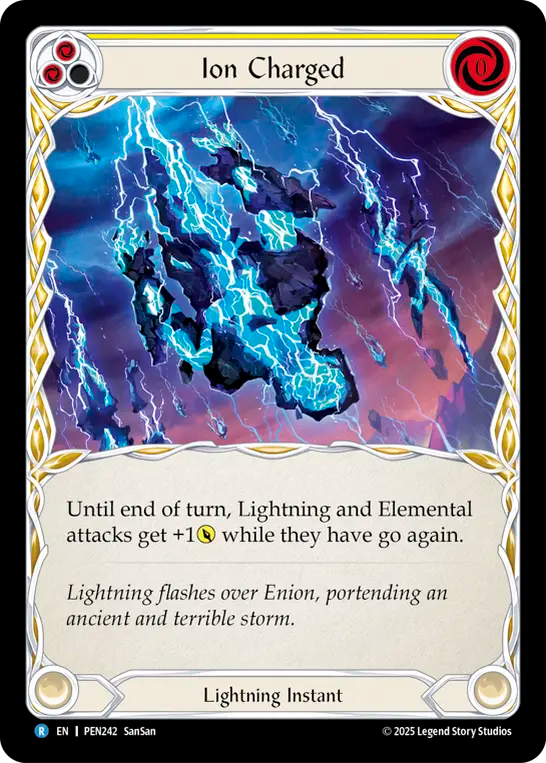 Ion Charged — Compendium Of Rathe (PEN-242) Flesh and Blood card Image principale du produit